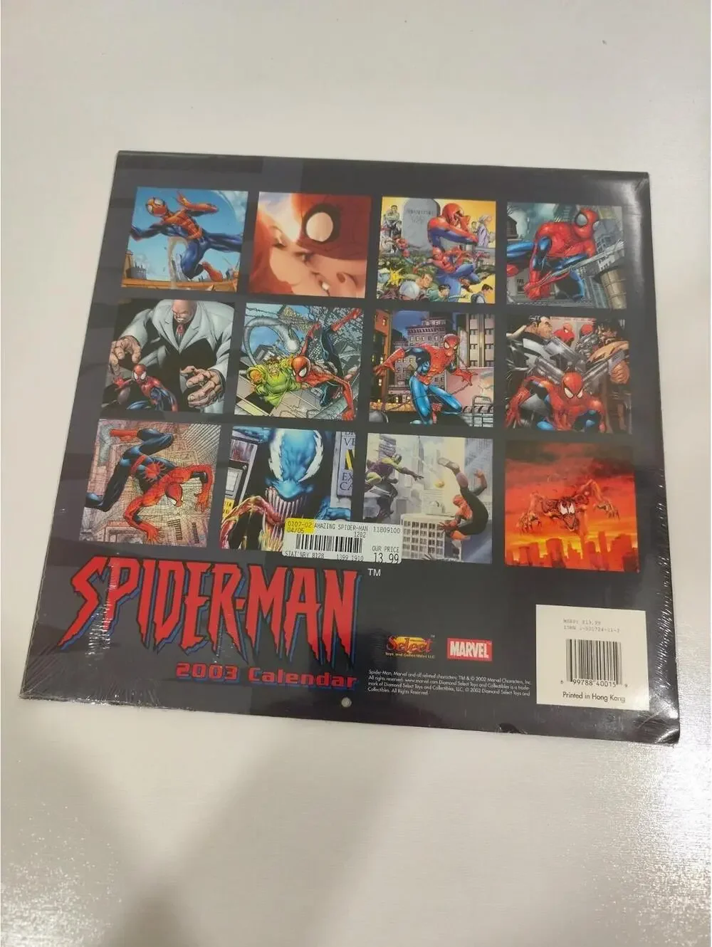 Vintage Spider-Man 2003 Calendar New Factory Sealed